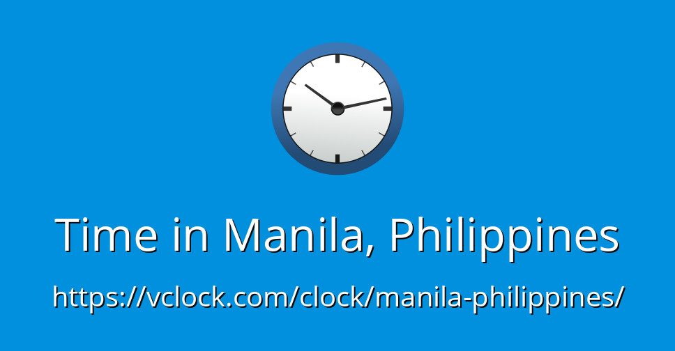 time-in-manila-philippines-vclock