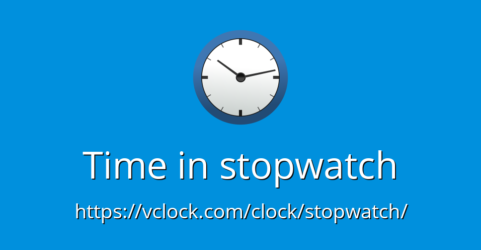 time-in-stopwatch-vclock