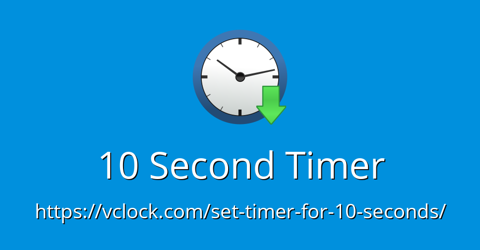 Second Timer - Online Timer - Countdown