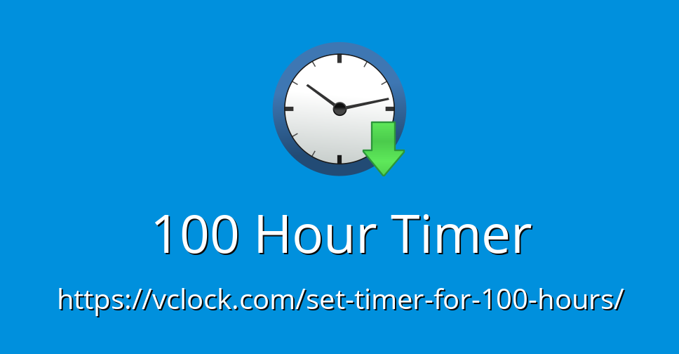 6 hour 40 minute timer