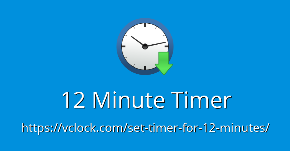12 minute timer online