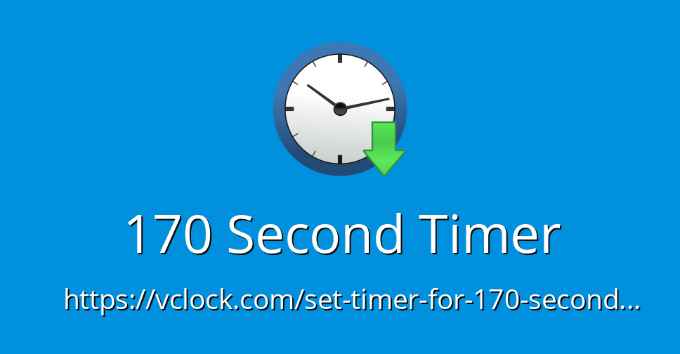 170 Second Timer Online Timer Countdown