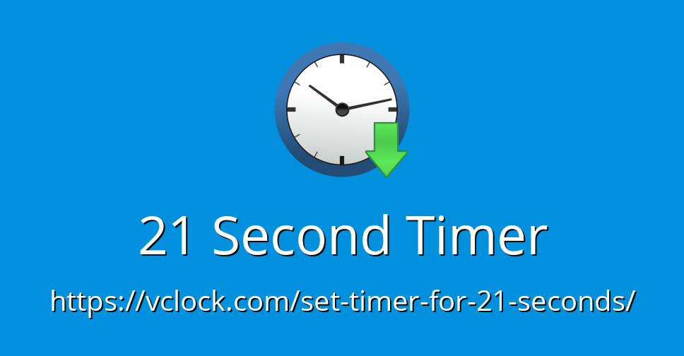 set timer 20 seconds
