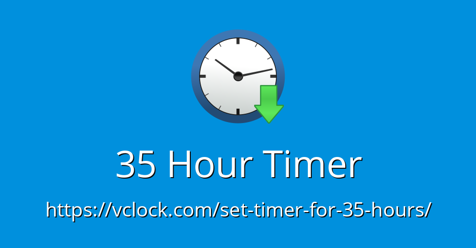 set timer 1 hour 35 minutes