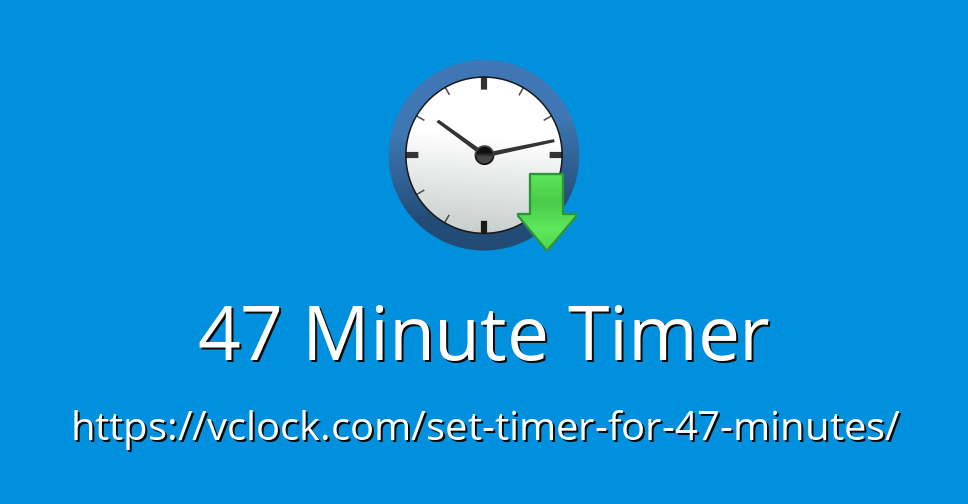 set timer of 1 minute