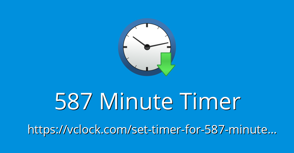 587 Minute Timer Online Timer Countdown 587-minute-timer-online-timer-countdown