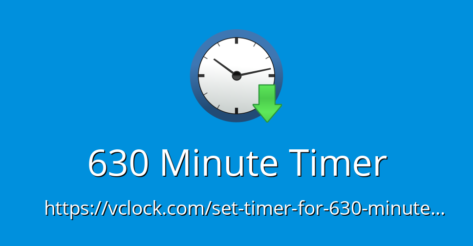 630 Minute Timer Online Timer Countdown