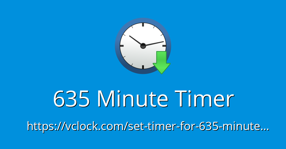 635 Minute Timer - Online Timer - Countdown.
