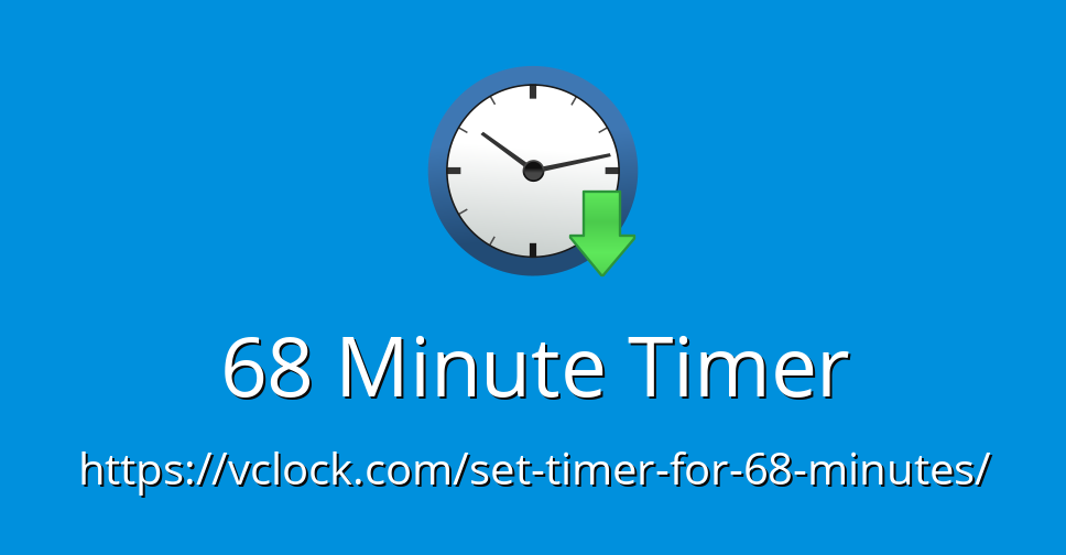 set a timer for 70 minutes