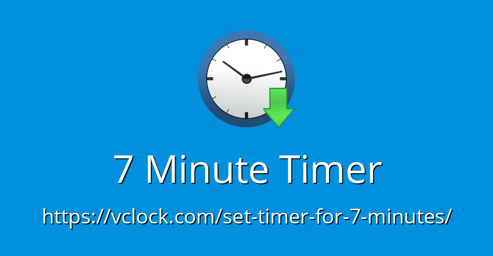 7 Minute Timer - Online Timer - Countdown