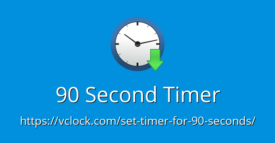 set timer for 90 minutes