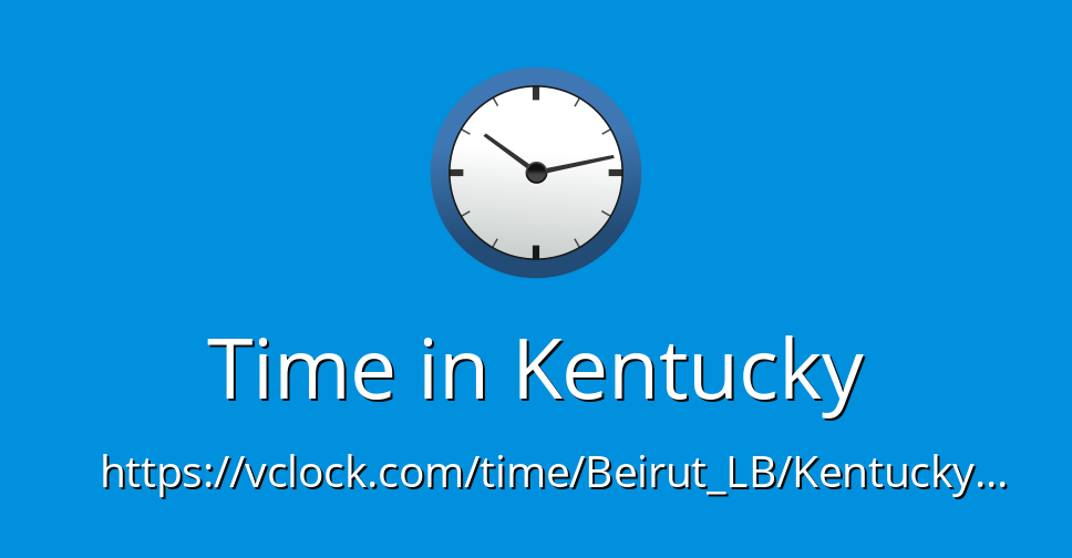 time-in-kentucky-vclock