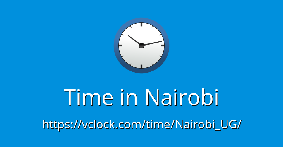 Time in Nairobi vClock