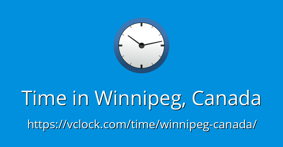 Time In Winnipeg Canada VClock