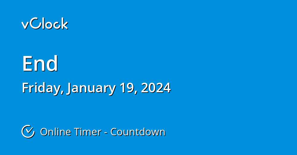 end of the day timer