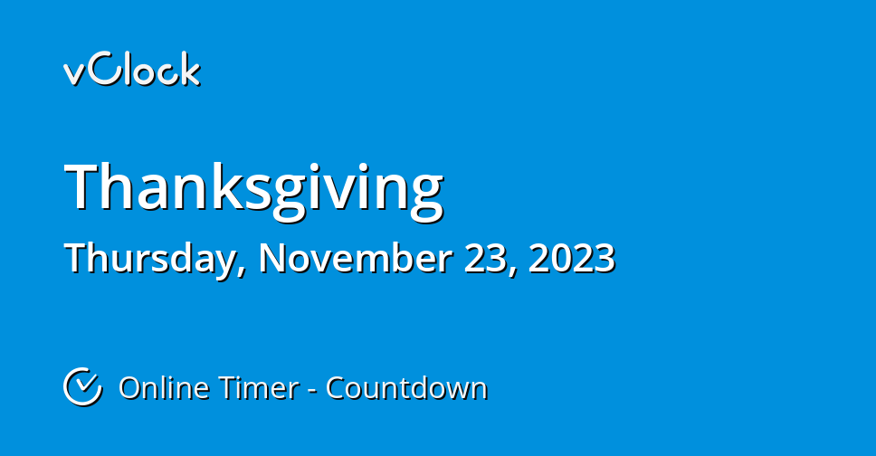 10 minutes timer thanksgiving