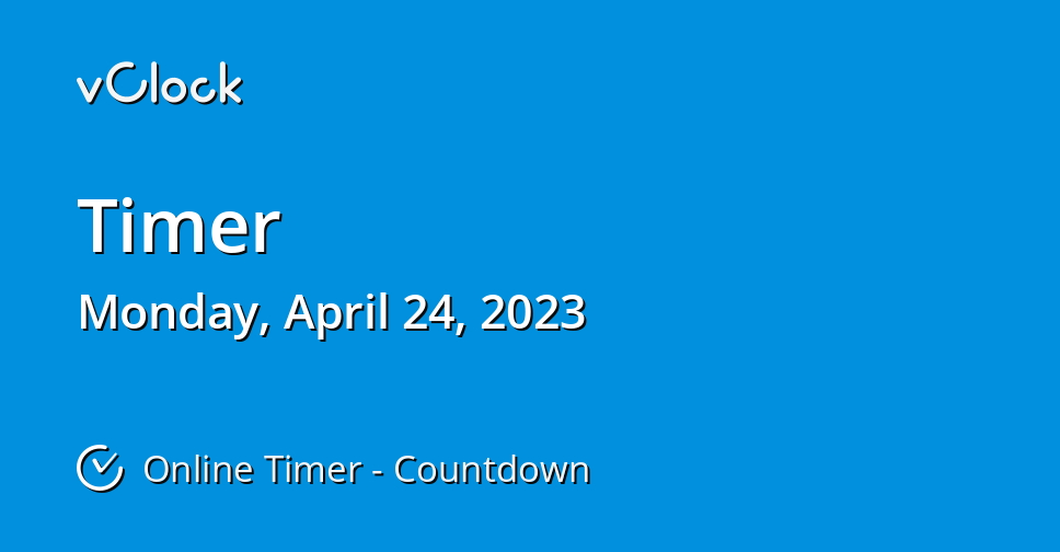 Timer Online Timer Countdown