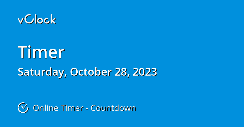 Timer Online Timer Countdown