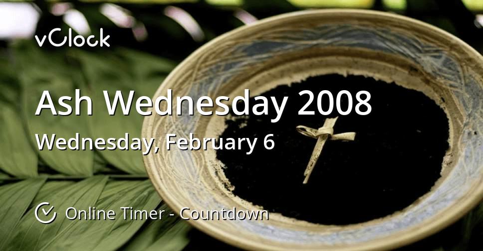 Ash Wednesday 2008