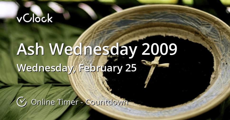 Ash Wednesday 2009