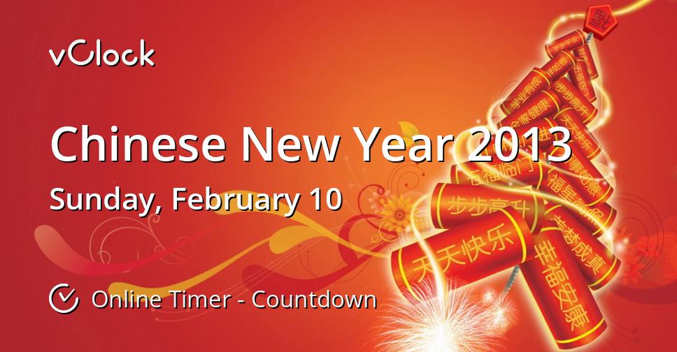 Chinese New Year 2013