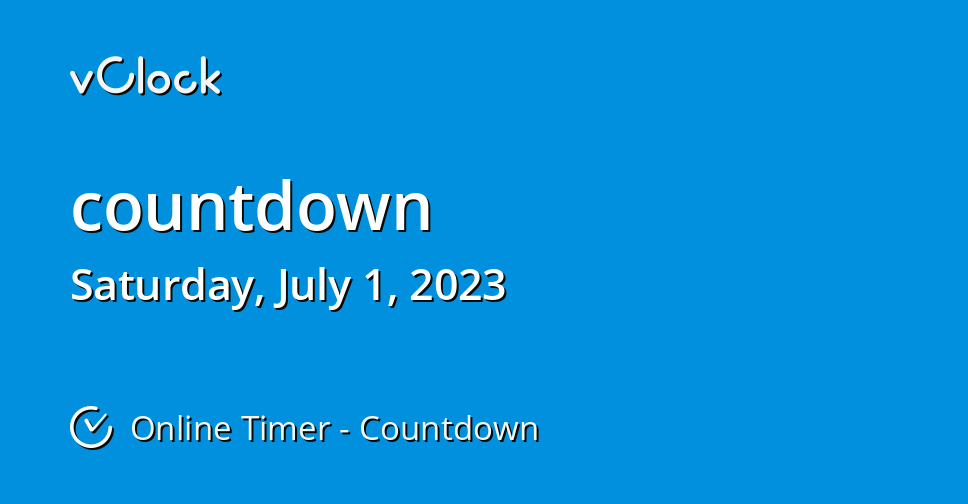 Countdown online timer countdown