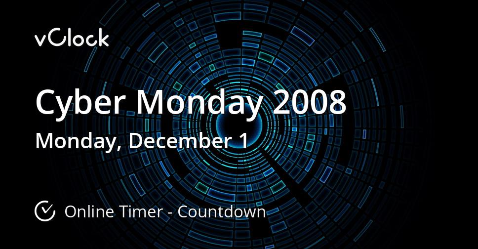 Cyber Monday 2008