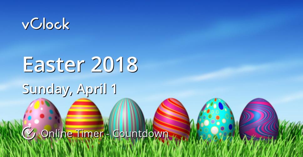 When was easter 2018