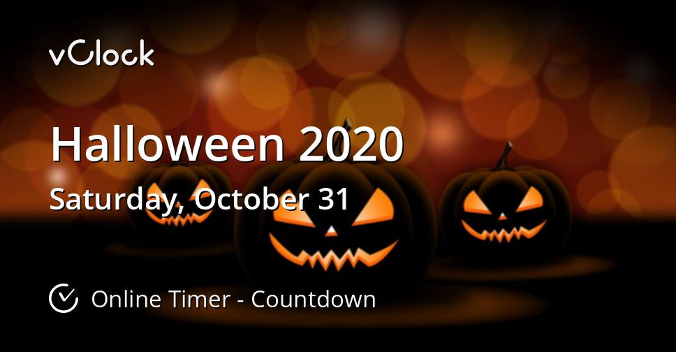 halloween day of the week 2020 When Is Halloween 2020 Countdown Timer Online Vclock halloween day of the week 2020