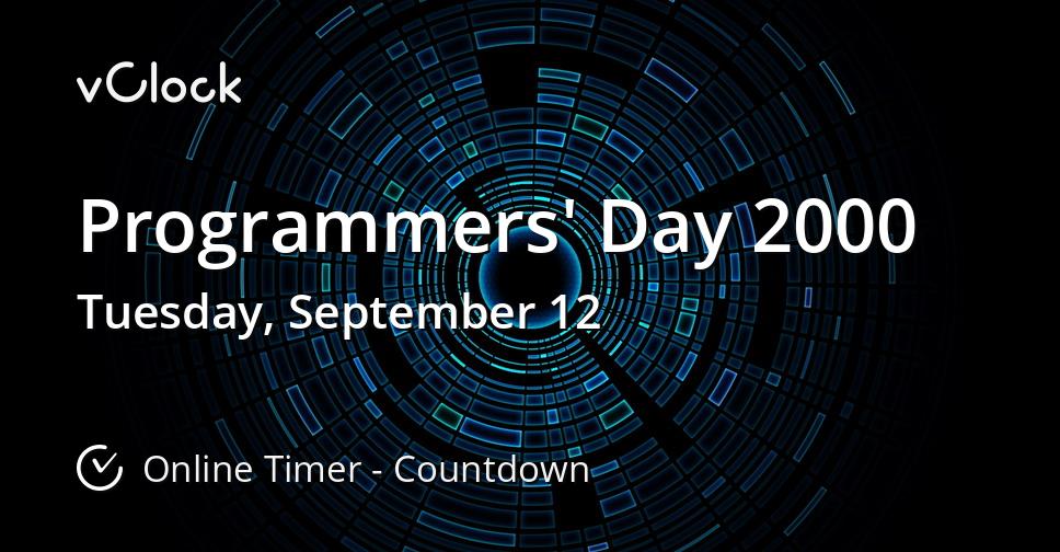 Programmers' Day 2000