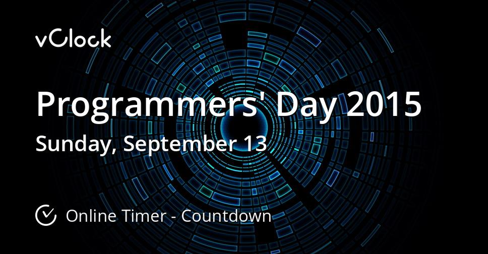 Programmers' Day 2015