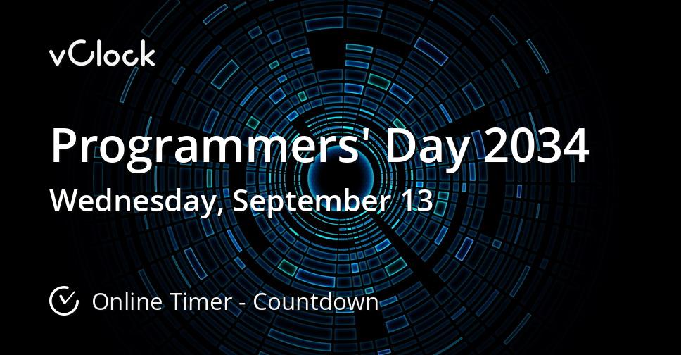 Programmers' Day 2034