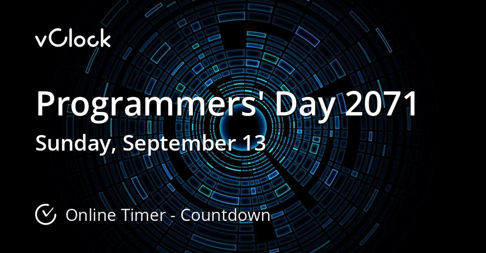 Programmers' Day 2071