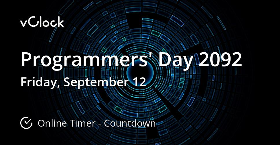 Programmers' Day 2092