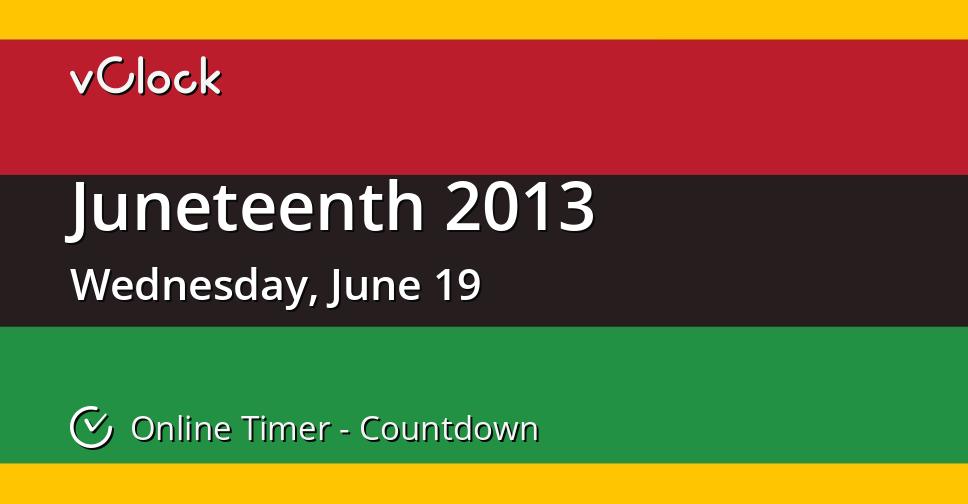 Juneteenth 2013