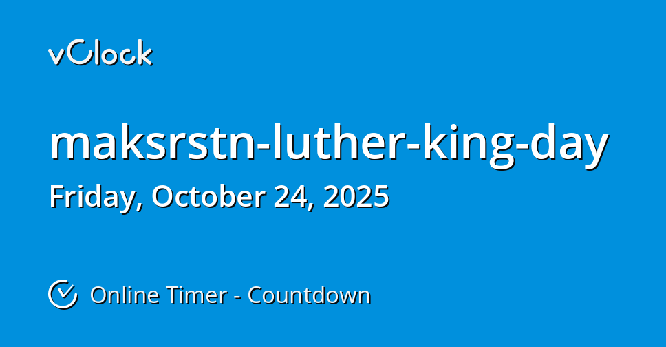 2025 Maksrstn Luther King Day