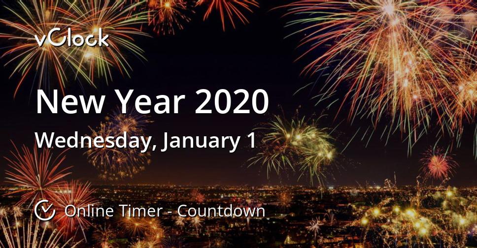 When Is New Year 2020 Countdown Timer Online Vclock