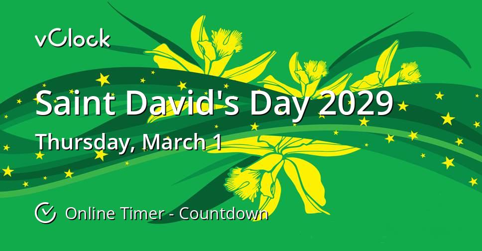 Saint David's Day 2029