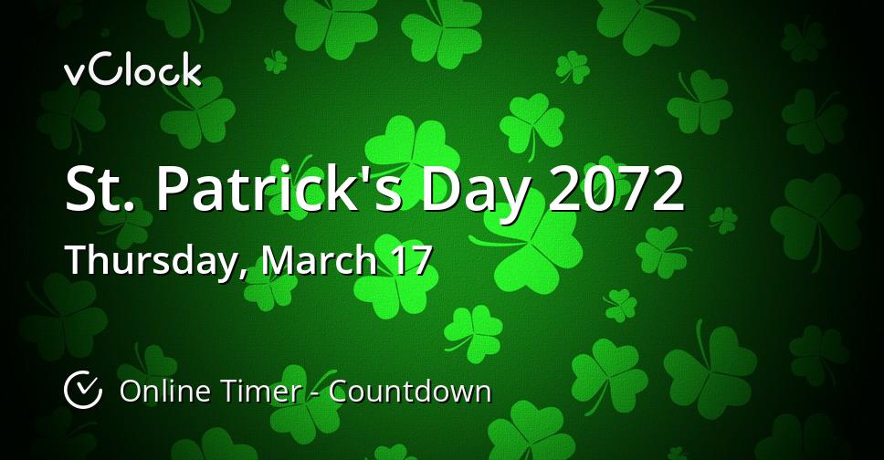 St. Patrick's Day 2072