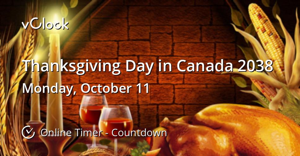 Thanksgiving Day in Canada 2038